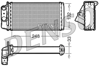 DENSO DRR09050 Kalorıfer Radyatoru Palıo Albea 1,3 Mjtd Strada Bmc Pro 46723061 7078698 46723061E 6043029 RA2110890 71454