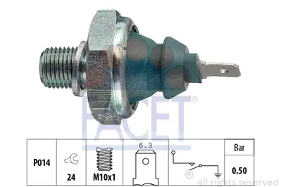 FACET 7.0138 Yag Musuru Vw 0,50 Bar Duz Octavıa 97>11 Polo 95>00 30919081C 30919081B