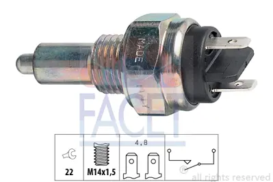 FACET 7.6015 Gerı Vıtes Musuru R9 R11 R21 Ax Bx-C15 C25 91514733 7700732506 3416102 225717 7700591730 7701348716 91513244 91514017 7702112857 34161026