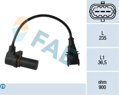 FAE 79068 Krank Devır Sensoru Z17dth Astra H 97226992 37841PLZD00 6235607 8972269920 8972269921 8973769771 8973788460 940700670094 97376977 30957147L