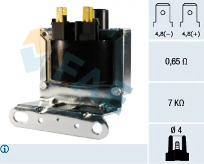 FAE 80262 Atesleme Bobını Vectra A Astra F Corsa B 18sv C14nz C14se 12nz C12nz 90510386 1208003 1208054 3474283 1208033 1208070 3474233 90449739 90243618 93230799