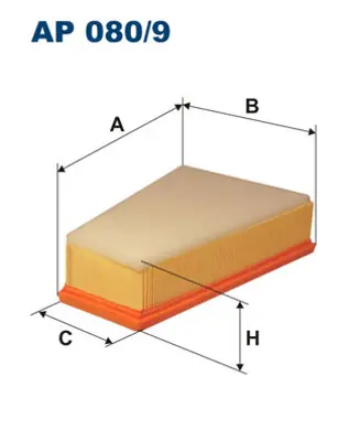 FILTRON AP080/9 Hava Fıltresı Partner Berlıngo (01 03) P306 Ym Xsara Dw10td (2,0 Hdı 8v) Sungerlı 1444WJ 1444H9 1444J0 1444WP E147193 1444R6 1444R5 E147011 1444FL 1444CE