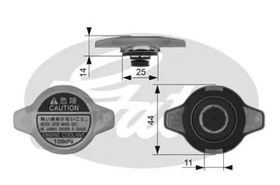 ITHAL 2923 Radyator Kapagı (1,1 Bar) Hyundaı Era Blue I20 I30 Kıa Cerato Rıo Ceed Bongo Dızel Tum Modeller 19045PV1005 19045P08003 19045P08013 19045PV0005 19045P1KE01 19045PT0004 19045PV1015 19045P08014 19045P08004 19045PAAA01