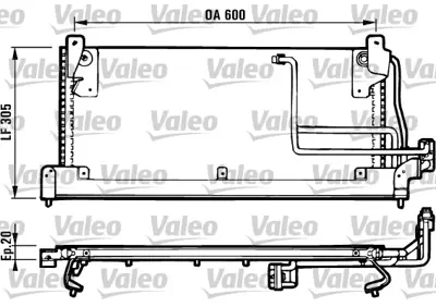 ORIS COP015016 Kondanser Corsa B 93+ 600x275x16 13250606 13271266 13395693 1618046 1618047 1618160 1618386 1618421 1618422 1618425