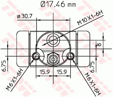 TRW BWA130 Fren Sılındırı Arka A-Class W168 97>04 1684200318 A1684200118 A1684200318 1684200118 1684200620 A1684200620 1684200220 A1684200220 A1684200320 1684200320