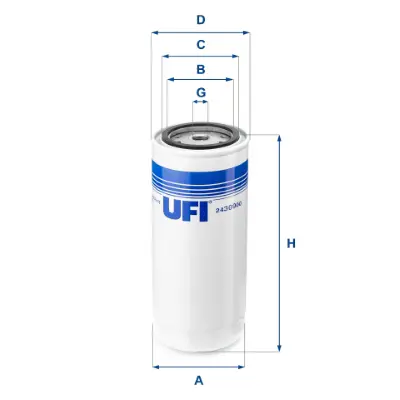 UFI 24.309.00 Yakıt Fıltresı Daf Cf65 Cf75 Cf85 98>00 Xf95 97>02 