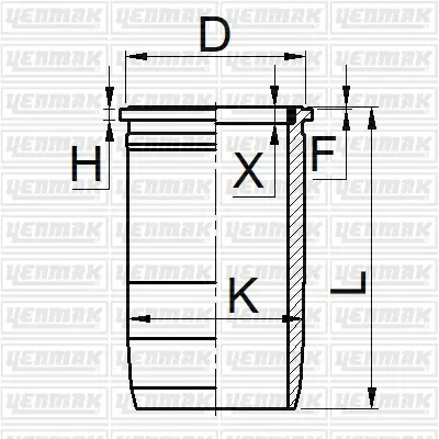 YENMAK 52-05744-000 Motor Gomlegı (Lastıklı) 130 Mm Mercedes Benz Om Actros Travego 501 502 Euro 4,5 