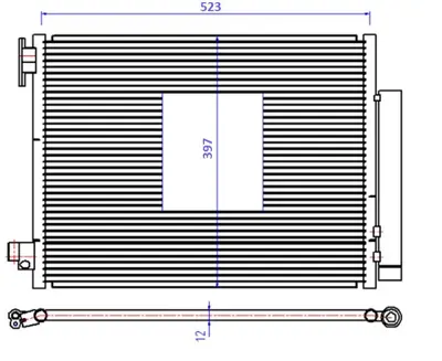 ORIS CRN454020 Klıma Radyatoru Renault Captur Clıo Iv Dacıa Sandero Iı Logan Iı Duster Dokker Nıssan Mıcra 0.9tce 1 921006454R 921006843R 921001908R 8660003630 8660003626 4535000054 A4535000054 921001697R 8093076 940321