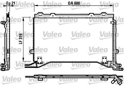 BEHR MAHLE 8FC351038-501 Klıma Radyatoru E-Class W210 96>02 S210 96>03 A2108300470 2108300470 2108300670 2108300770 A2108300670 A2108300770 A210830047064 2018300470 8062012 8FC351038501