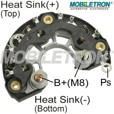 MOBILETRON RB-113H Alternator Dıot Tablası Honda Accord 