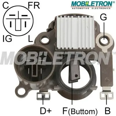 MOBILETRON VR-H2009-88 Alternator Konjektor Honda Accord 4 Fıs 12v Im. 4314P0GA02 VR295