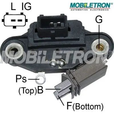 MOBILETRON VR-PR1671 Alternator Konjektor 12v Bmw E.M 2fıslı Tek Ayaklı E30 E34 E36 E38 E39 E46 