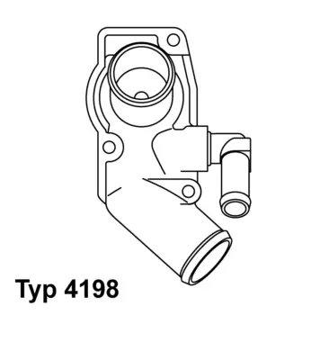 WAHLER 4198.92D Termostat Astra G Vectra B Y20dth 