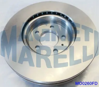 MAGNETI MARELLI 360704026000 Fren Diski Ön A4 07>15 A5 07>  5 Bijon  Havalı 313,8x25x68x52 DF4866S