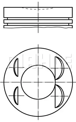 YENMAK 4499-STD Motor Pıston Segman P406 P806 P605 R P306 Xsara Xantıa Xm Iı Xu10j4r 2,0 16v 86,00mm (Std) 62881