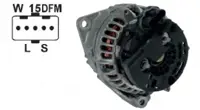 BOSCH 1986A01020 Alternator 28 V 150 Amper Mercedes-Benz Atego 2 1518, 1518 L Om 904.962 GM A0001507250