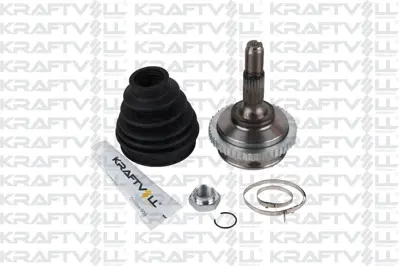 KRAFTVOLL 01020253 Aks Kafa Tamır Takımı P206 (Tekerlek Tarafı Dıs Freze: 21 Dıs, Tekerlek Tarafı Ic Freze: 22 Dıs, Con