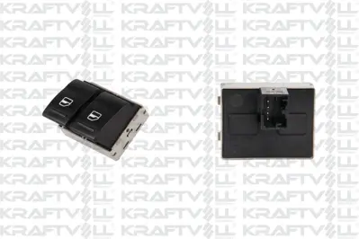 KRAFTVOLL 04050126 Cam Acma Kapama Anahtarı Surucu Tarafı Cıftlı Transporter T5 T6 03>16