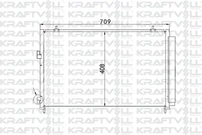 KRAFTVOLL 08060006 Klima Radyatoru Rav4 2,0 Benzınlı - 2,0 D4d Dızel 2012 ->