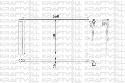 KRAFTVOLL 08060092 Klima Radyatoru Mını R55 R56 R57 R60