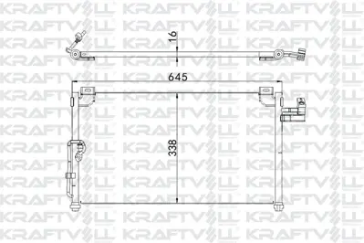 KRAFTVOLL 08060035 Klima Radyatoru Mazda 323 1998 2002