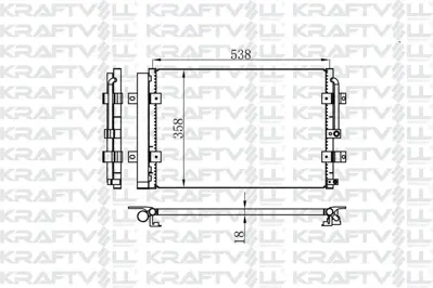 KRAFTVOLL 08060170 Klima Radyatoru H100 Kamyonet 04>