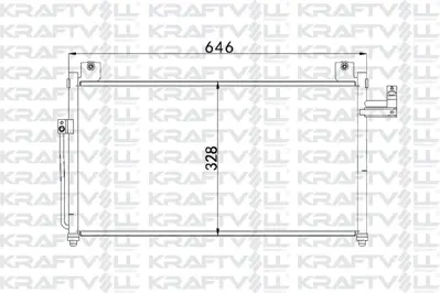 KRAFTVOLL 08060037 Klima Radyatoru Mazda 323 1,6 16v 1998 - 2004