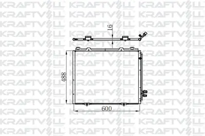 KRAFTVOLL 08060069 Klima Radyatoru E-Class W210 96>02 S210 96>03