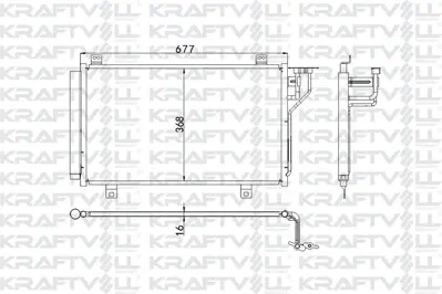 KRAFTVOLL 08060039 Klima Radyatoru Mazda 6 2013->