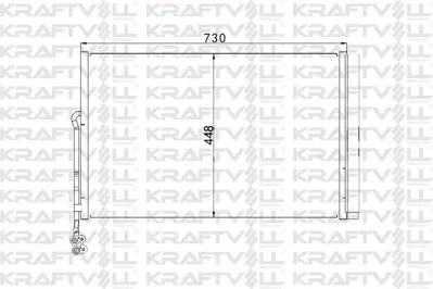 KRAFTVOLL 08060134 Klima Radyatoru Touareg 3,0 V6 Tsı / Tdı 3,6 V6 Fsı 4,2 V8 Fsı / Tdı 10>