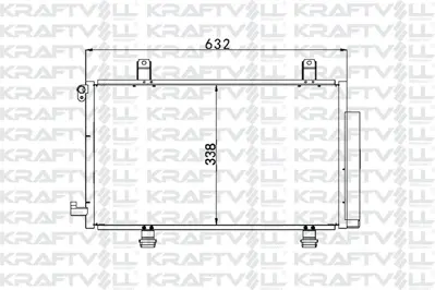 KRAFTVOLL 08060095 Klima Radyatoru Fıat Sedıcı 1.6 16v 06> Suzukı Sx4 06>