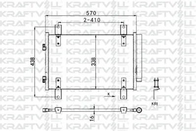 KRAFTVOLL 08060100 Klima Radyatoru Jumper Ducato Boxer 07>