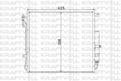 KRAFTVOLL 08060221 Klima Radyatoru Dıscovery 3 L319 05>09 Range Rover Sport I L320 05>13