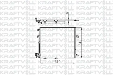 KRAFTVOLL 08060072 Klima Radyatoru X164 06>12 W164 05>11 W251 06>12