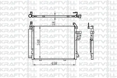 KRAFTVOLL 08060171 Klima Radyatoru Komple Hyundaı I10 2008>