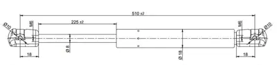 KRAFTVOLL 09010029 Bagaj Kapak Amortısoru Sağ / Sol Focus Sw 98>05