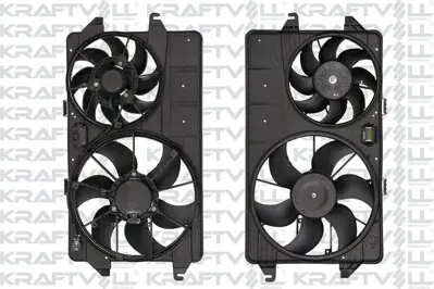 KRAFTVOLL 08120005 Fan Motoru Komple (Cıft Fanlı) Ford Tourneo Connect 02>14