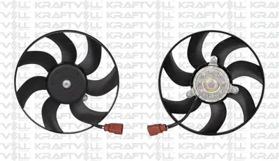 KRAFTVOLL 08120025 Fan Motoru (Kucuk Olan 200w 296mm) Passat 06>15