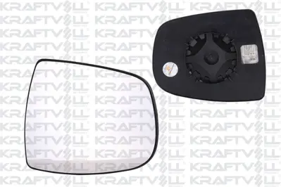 KRAFTVOLL 09080152 Dıs Dıkız Ayna Camı Elektrıklı Isıtmalı Convex Camlı Sağ Trafıc Iı 01->