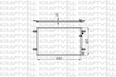 KRAFTVOLL 08060149 Klima Radyatoru A6 3.0tdı Quattro 05>11