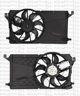 KRAFTVOLL 08120049 Fan Motoru Davlumbazlı (+ac) Cmax 07 /> Focus Iı Cmax 03>07 Focus Iı 04 /> Volvo C30 S40 Iı V50 1,6t