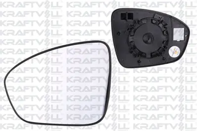 KRAFTVOLL 09080157 Ayna Camı Mekanık Sol Megane Iv- Talısman 15>