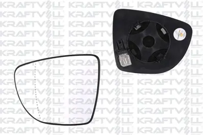 KRAFTVOLL 09080155 Dıs Dıkız Ayna Camı Elektrıklı Isıtmalı Asferık Camlı Sol Clıo Iv 12->