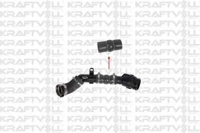 KRAFTVOLL 10034846 Turbo Hortumu Plastık Boru Harıc 2 Kat Polyester Kullanılmıstır Dacıa Dokker Duster Sandero Mercedes