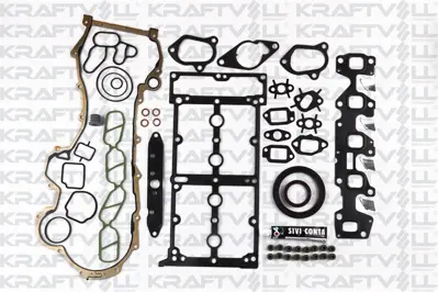 KRAFTVOLL 12010041 Motor Takım Contası (Alt / Ust Full) Skt Keçelı Subap Lastıklı S,K,C Harıc Sıvı Contalı Doblo Palıo 