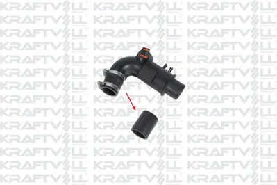 KRAFTVOLL 10034704 Turbo Borusu Hortumu 3 Kat Polyester Kullanılmıstır 35mm X 5 Cm Renault Megane Iı / Clıo Iı / Kangoo