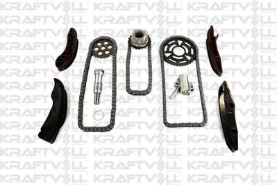 KRAFTVOLL 12100008 Eksantrik Zıncır Seti Alt Ust (+yag Pompa Dıslı) Komple Bmw N47 E81 E87 E82 E88 F10 F20 F30 E90 E92 