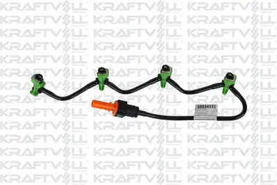 KRAFTVOLL 10034531 Enjektor Geri Donus Borusu C30 (2010-2012) S40 Iı (2010-2012) S60 Iı (2010-2012) 1.6 D2 GM 30750957