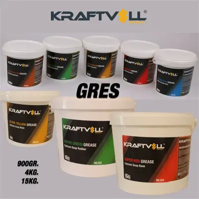 KRAFTVOLL 17031013 Gres Kalsıyum Sabun  Nlgı2 Kırmızı  4kg.