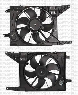 KRAFTVOLL 08120010 Radyator Fan Motoru Davlumbazlı Logan 04> Sandero 08> +ac